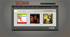Desktop Screenshot of discomania.com.br